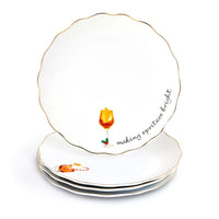 Holiday Spirits App Plates - Set of 4