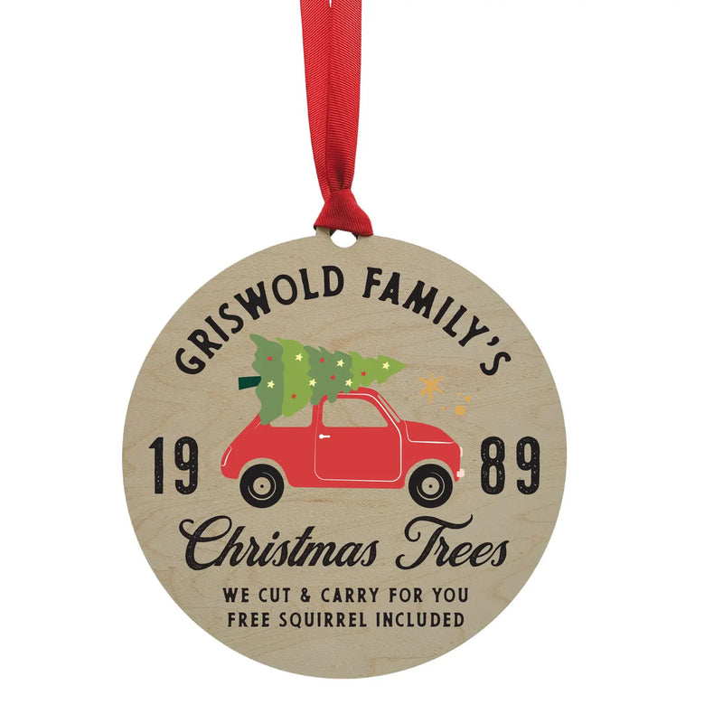 Griswolds Family Christmas Trees Oversized Ornament-Griswolds Family Christmas Trees Oversized Ornament-Cali Moon Boutique, Plainville Connecticut