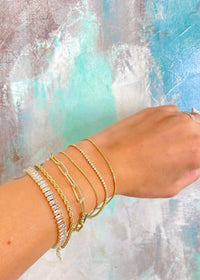 'The Clara' Mini Rope Chain Bracelet - Gold - Cali Moon Boutique