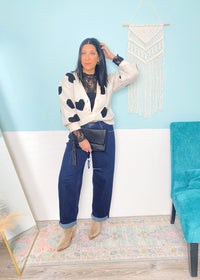 'Brit' Risen Dark Wash Boyfriend Jeans