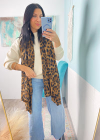 Leopard Shawl Scarf