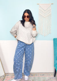 'Spot On' Polka Dot Barrel Jean Overalls