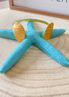 Double Shell Water Resistant Cuff Bracelet-Double Shell Water Resistant Cuff Bracelet-Cali Moon Boutique, Plainville Connecticut