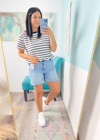 'Forever Summer' Risen Tummy Control Mid Length Shorts