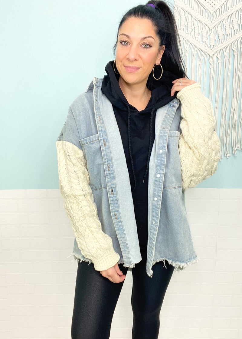 'Tavi' Black French Terry Boyfriend Fit Hoodie - Cali Moon Boutique