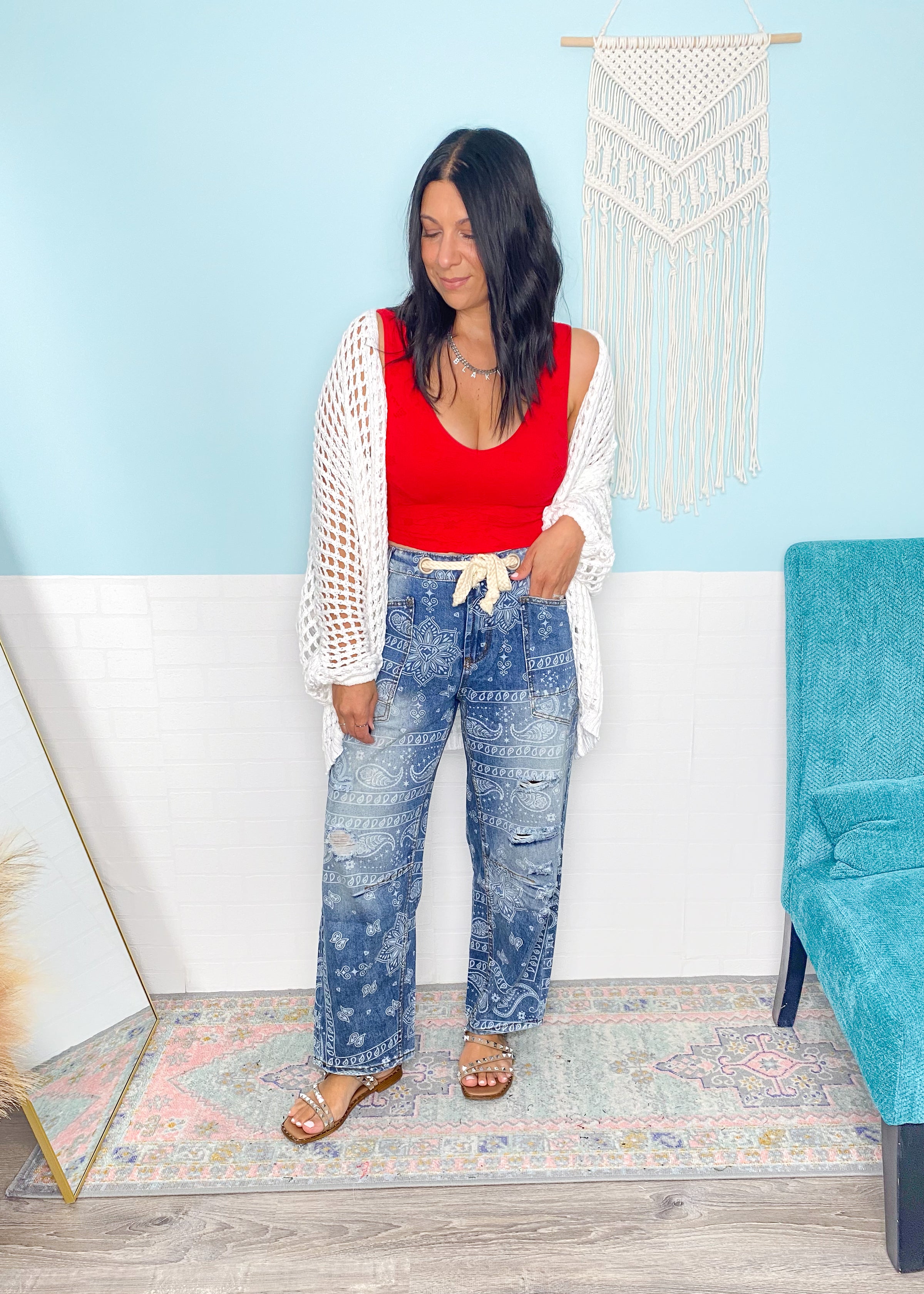 'The Cove' Ivory Oversized Soft Crochet Cardigan