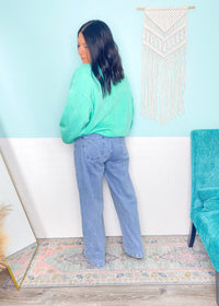 'Easy Does It' Soft Cotton Drawstring Jeans
