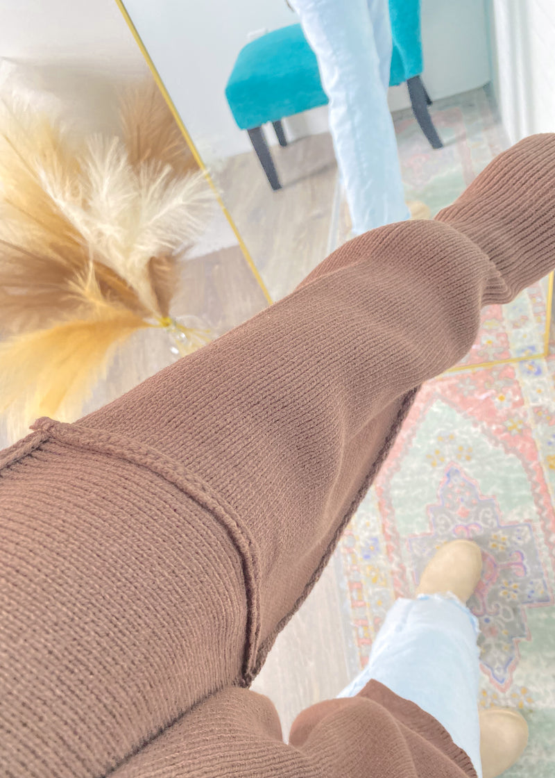 'Abigail' Chocolate Brown Oversized Sweater