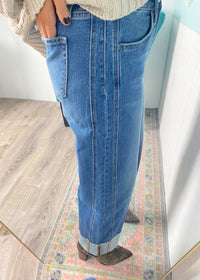 'Karina' Lovervet Tapered Cropped Jeans