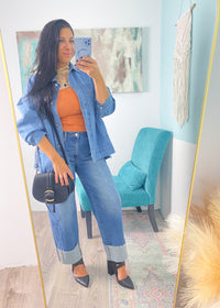 'Mikey' Oversized Denim Jacket