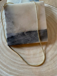 Gold Snake Chain Necklace