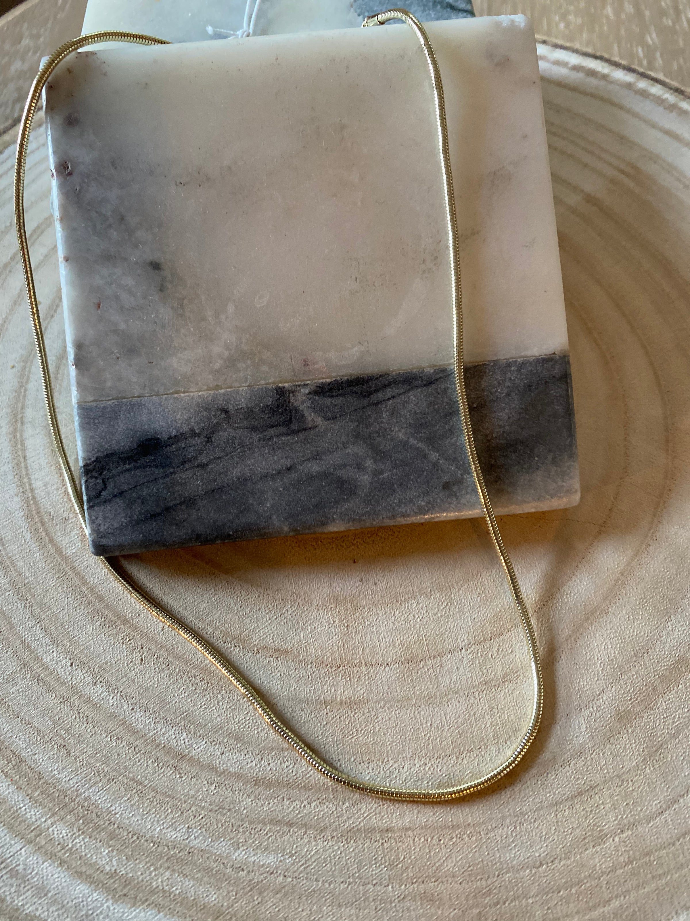 Gold Snake Chain Necklace
