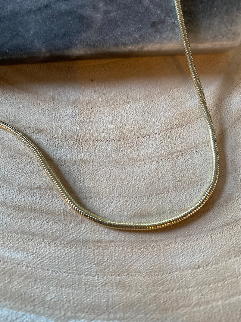 Gold Snake Chain Necklace