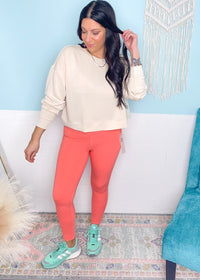 Watermelon Tummy Control Leggings-Cali Moon Boutique, Plainville Connecticut
