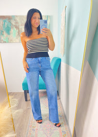 'James' Vervet Medium Wash Straight Jeans