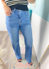'James' Vervet Medium Wash Straight Jeans