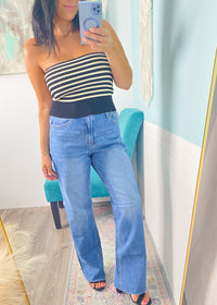 'James' Vervet Medium Wash Straight Jeans