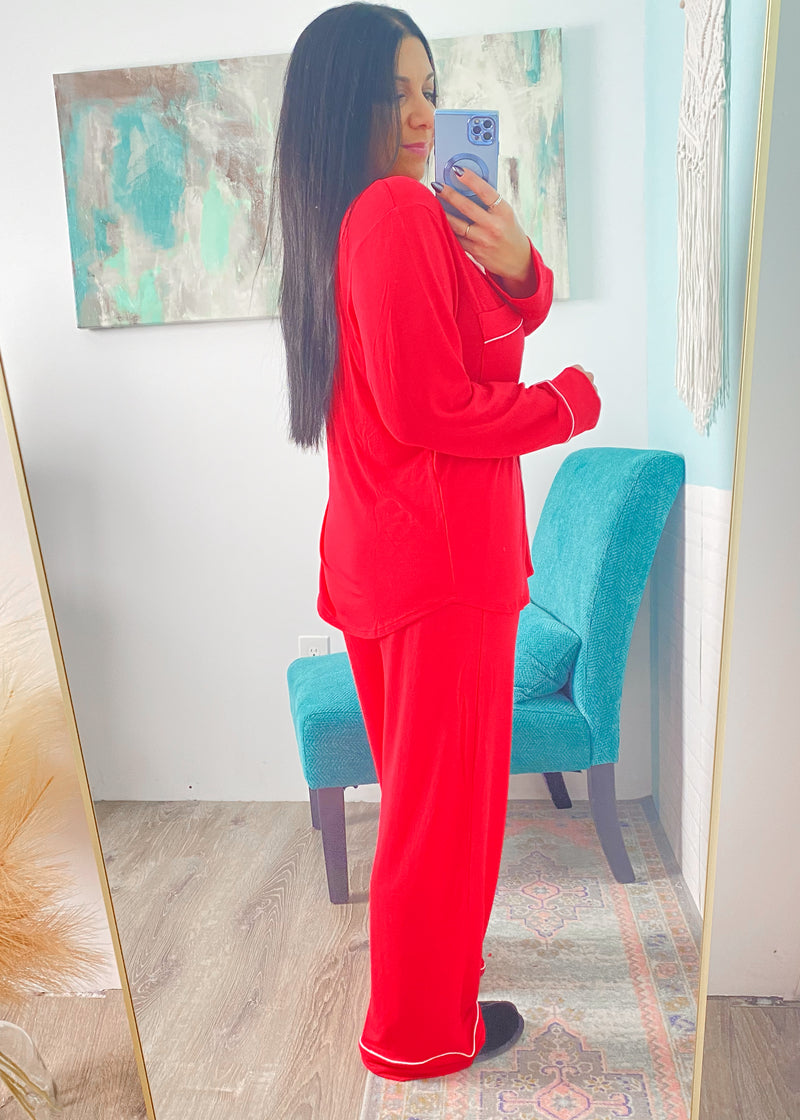 'Sweet Dreams' Ruby Red Ultra Soft Pajamas