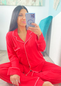 'Sweet Dreams' Ruby Red Ultra Soft Pajamas
