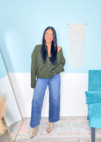 'Amanda' Lovervet Ankle Length Wide Leg Jeans