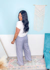 'Freedom' Blue/White Striped Cropped Wide Leg Linen Blend Pants-These blue + white stripe linen blend pants are giving all the coastal vibes! Featuring a wide, cropped leg, lightweight breathable fabric and a comfy smocked waistband.-Cali Moon Boutique, Plainville Connecticut