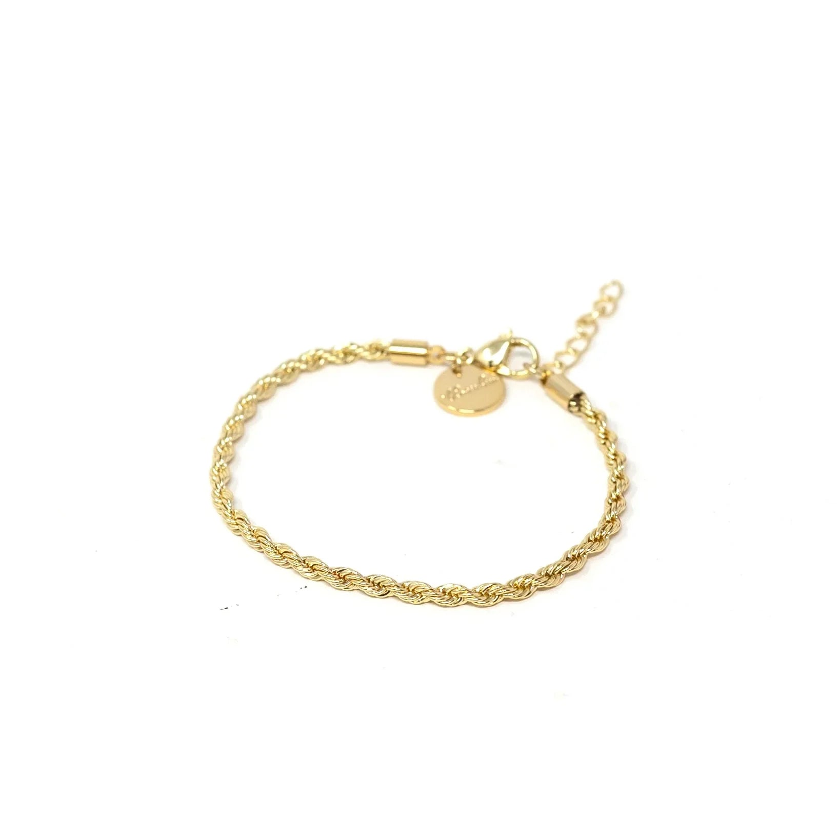 'The Clara' Mini Rope Chain Bracelet - Gold - Cali Moon Boutique